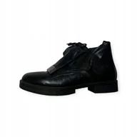 Botki damskie - Botki damskie czarne 36 - miniaturka - grafika 1