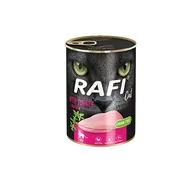 Mokra karma dla kotów - Rafi Cat Adult z indykiem 400g - miniaturka - grafika 1