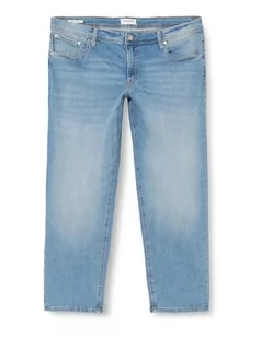 JACK&JONES PLUS spodnie męskie jeans, Blue Denim, 48W / 34L - Spodnie męskie - miniaturka - grafika 1