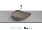 Umywalki - ROCA CLUB A327A13660 OHTAKE Umywalka nablatowa 54x37,5x18,5 cm Cafe - miniaturka - grafika 1