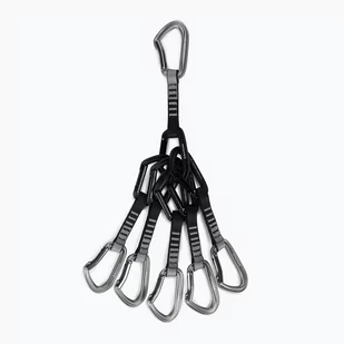 Black Diamond HotWire Zestaw ekspresów 12cm, light gray 2020 Ekspresy wspinaczkowe BD3811221004ALL1 - Sprzęt wspinaczkowy - miniaturka - grafika 1