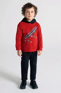 Dresy i komplety dla chłopców - Mayoral dres dziecięcy kolor czerwony - grafika 1