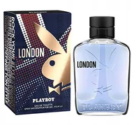 Wody i perfumy męskie - Playboy, London, Woda toaletowa dla mężczyzn,50 ml - miniaturka - grafika 1