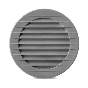 KRATKA OKRĄGŁA Z SIATKĄ FI 80 SZARY - Kratki wentylacyjne - miniaturka - grafika 1