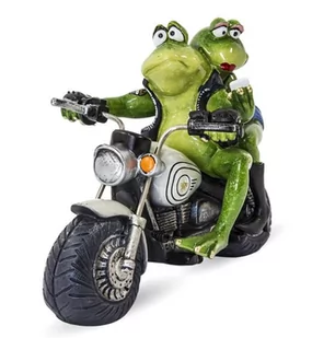 Figurka ART-POL Żaba para motocyklistów, 19x24x14,5 cm - Figurki dekoracyjne - miniaturka - grafika 1