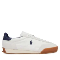 Sneakersy męskie - Sneakersy Polo Ralph Lauren 809968177001 Biały - miniaturka - grafika 1