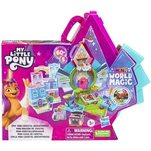 Hasbro, My Little Pony, Mini World Magic Creation Epic Mini Crystal Brighthouse, Zestaw przenośny z figurkami i akcesoriami, F3875 - Figurki dla dzieci - miniaturka - grafika 1