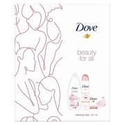 Zestawy kosmetyków damskich - Dove XMASS - Zestaw Pink (Żel pod prysznic Nourishing Secrets 250ml + Deo Spray 150ml + Mydło 10 - miniaturka - grafika 1