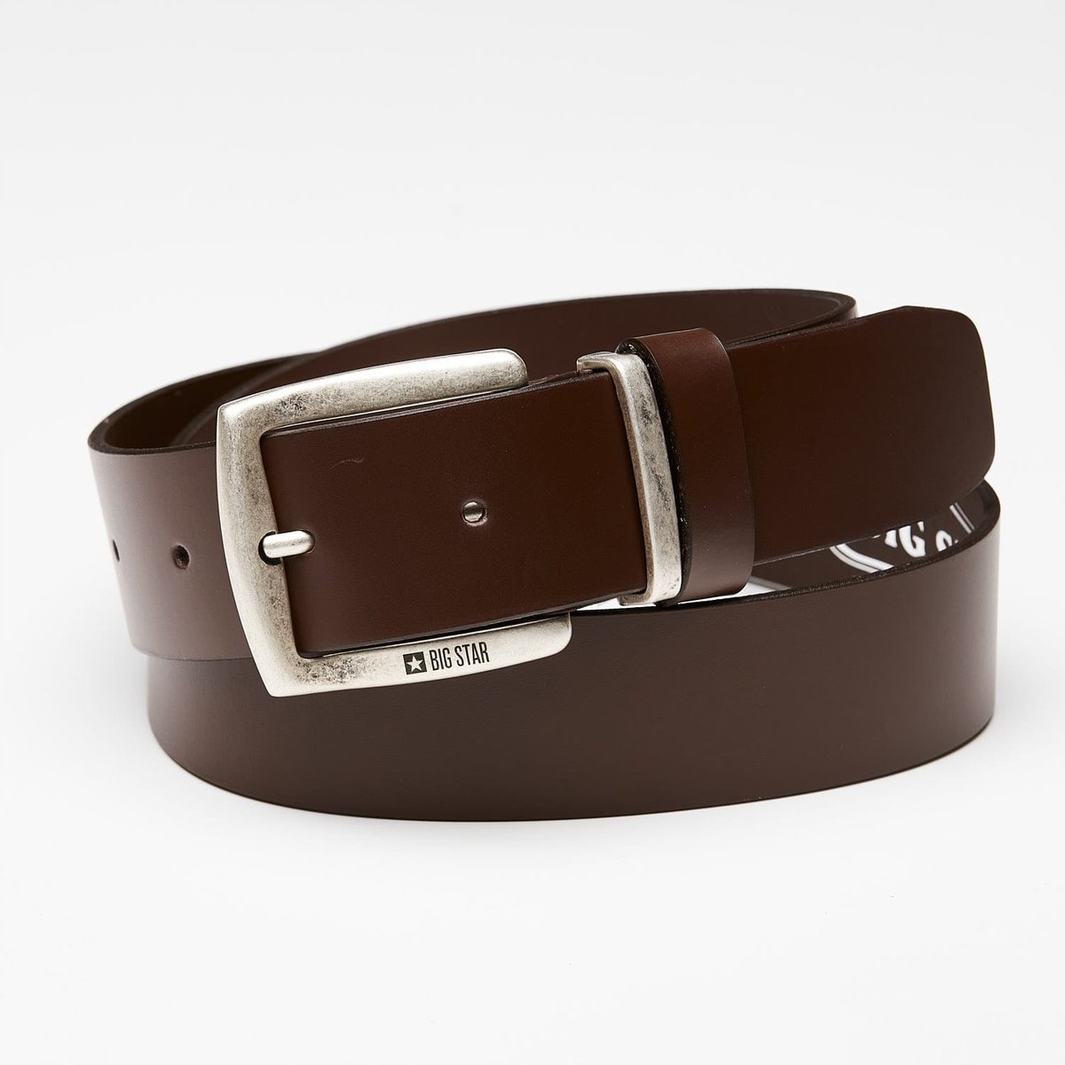 BIG STAR PASEK MĘSKI SKÓRZANY HH674107 BRĄZ 115