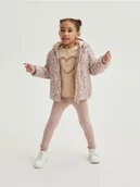 Kurtki i płaszcze dla dziewczynek - Reserved - Pikowana kurtka z kapturem - wielobarwny - miniaturka - grafika 1