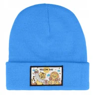 Czapki damskie - CZAPKA BEANIE ZIMOWA CIEPŁA NIEBIESKA DLA DZIECI Z MOTYWEM STUART MIX WZORY - miniaturka - grafika 1