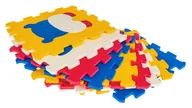 Maty edukacyjne - Mata z 9 Puzzli Zwierzątka dla dzieci 10m+ Pianka EVA + Układanka zwierzęta + Składanie figur 3D - miniaturka - grafika 1