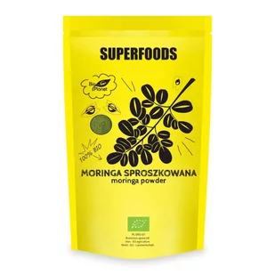 Bio Planet SUPERFOODS Moringa sproszkowana BIO 150g 11BIPSUPMO - Zdrowa żywność - miniaturka - grafika 1