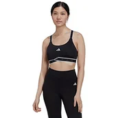 Biustonosze - adidas Damski biustonosz sportowy Pwi Ms Tf, czarny, XS, czarny, XXS - miniaturka - grafika 1