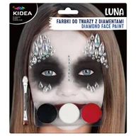 Farby i media malarskie - Farbki Do Twarzy Zestaw Luna Z Diamentami Kidea - miniaturka - grafika 1