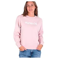 Bluzy damskie - Hurley Damska bluza w Oao Crew Jasny koral migdałowy XS HAGFLC21OA - miniaturka - grafika 1