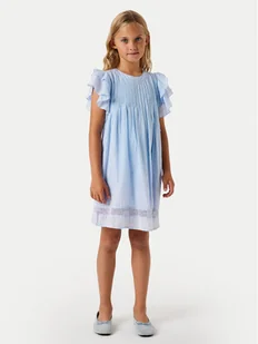 NAME IT Sukienka letnia 13240423 Błękitny Regular Fit - Sukienki i spódniczki dla dziewczynek - miniaturka - grafika 1