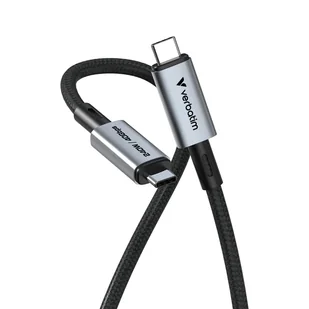 Verbatim 31847 kabel USB USB4 Gen 2x2 1,2 m USB C Czarny - Kable komputerowe i do monitorów - miniaturka - grafika 1