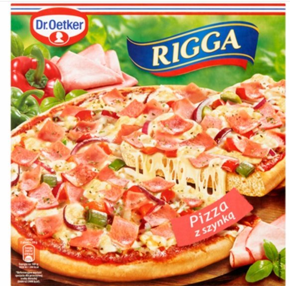 Dr.Oetker Pizza Riga z szynka mrożona 250 g do piekarnika szybki obiad