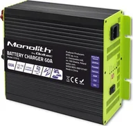 Akumulatory do elektronarzędzi - Qoltec Ładowarka inteligentna Qoltec Monolith do akumulatorów LiFePO4 AGM GEL SLA 60A 12V - miniaturka - grafika 1