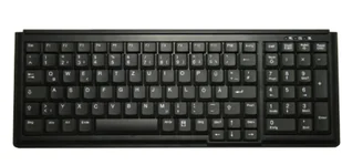 Active Key AK-7000 klawiatura USB QWERTZ Niemiecki Czarny AK-7000-U-B/GE - Klawiatury - miniaturka - grafika 1