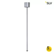 Akcesoria do oświetlenia - Spotline EUTRAC pendant rod fixed for 3-phase track, 60cm, silver grey 145724 20 - miniaturka - grafika 1