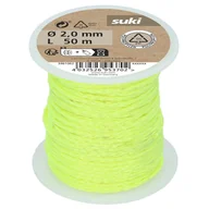 Inne mocowania - Suki Sznurek 2 mm x 50 m pleciony neonowy żółty - miniaturka - grafika 1