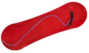 ŚLIZG ZJAZDOWY - SNOWBOARD MOLTI czerwony - Sanki i ślizgacze - miniaturka - grafika 1