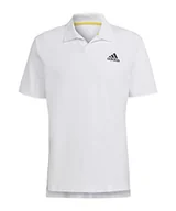 Koszulki męskie - adidas Męska koszulka polo Clubhouse - biała, M, biały, M - miniaturka - grafika 1