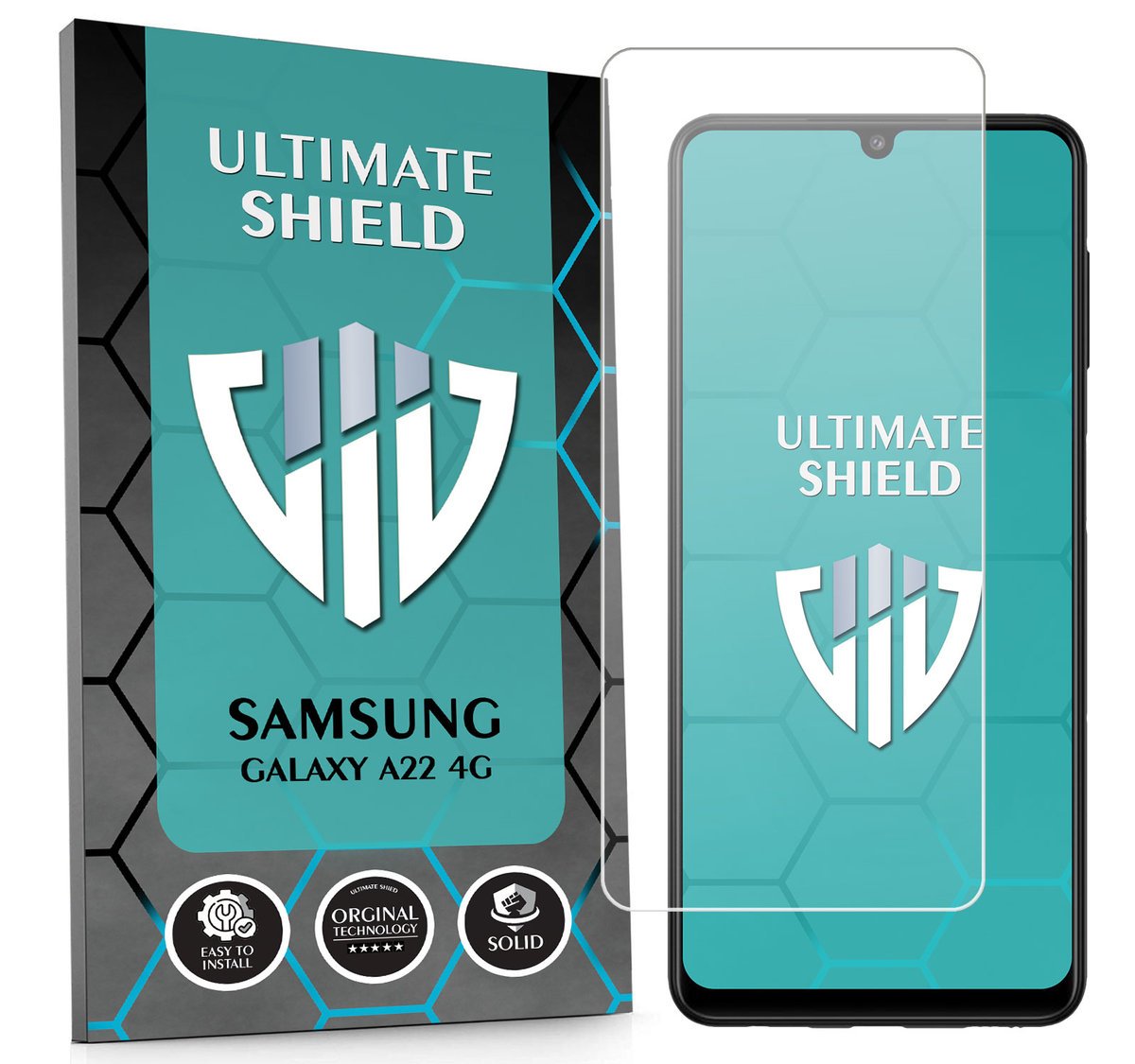 WZMOCNIONE SZKŁO OCHRONNE SZYBKA SZKIEŁKO DO SAMSUNG GALAXY A22 4G