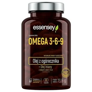 ESSENSEY OMEGA 3-6-9 90cap - Olej spożywczy - miniaturka - grafika 1