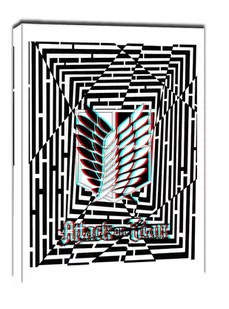 Maze Gaze Atak tytanów Attack on Titan - obraz na płótnie Wymiar do wyboru: 30x40 cm - Obrazy i zdjęcia na płótnie - miniaturka - grafika 1