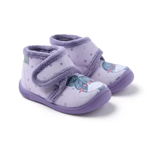 GIOSEPPO TAWAS, Kapcie dziewczęce fioletowe, 25 EU, Fiołkowy, 25 EU - Kapcie damskie - miniaturka - grafika 1