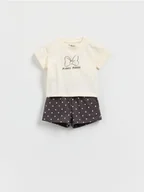 Komplety dla niemowląt - Reserved - Komplet Minnie Mouse - złamana biel - miniaturka - grafika 1