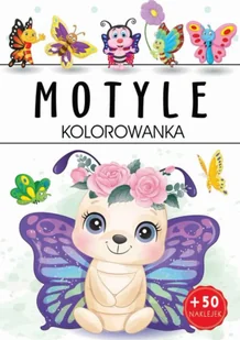 Motyle - kolorowanka - Baśnie, bajki, legendy - miniaturka - grafika 1