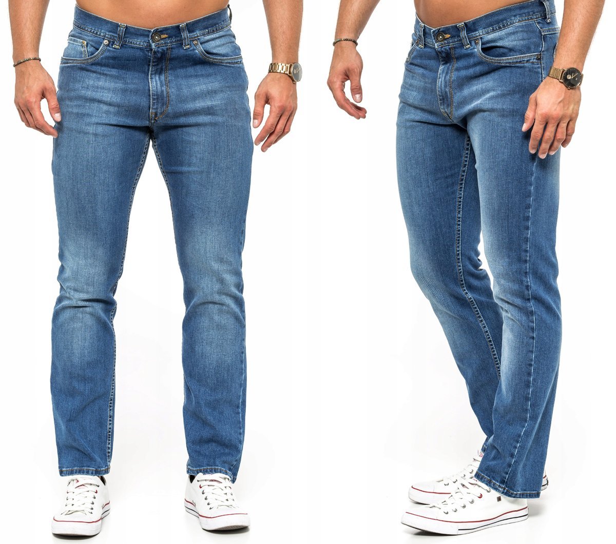 SPODNIE MĘSKIE STANLEY JEANS - 400/152 - 100cm L32