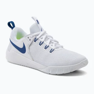 Buty do siatkówki damskie Nike Air Zoom Hyperace 2 white/game royal - Buty sportowe damskie - miniaturka - grafika 1