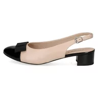 Czółenka - CAPRICE Damskie czółenka 9-29502-42, beżowy Comb, 36 EU - miniaturka - grafika 1