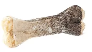 BIOFEED Kość w skórze łososia 10cm - Przysmaki dla psów - miniaturka - grafika 1