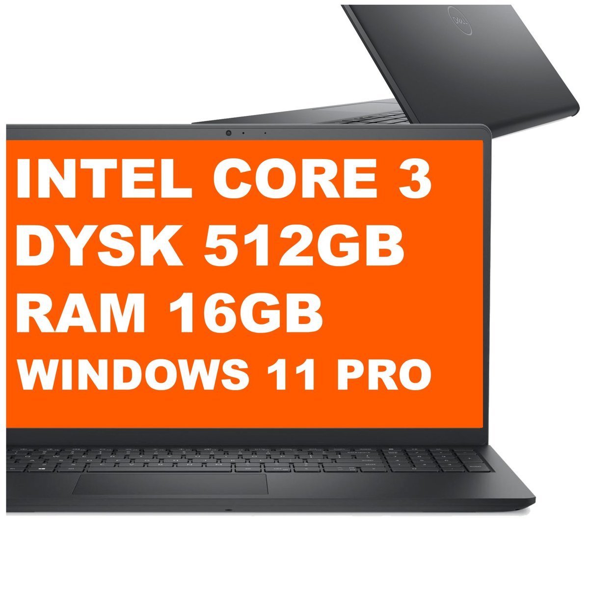 Dell Pro 15 Essential PV15250 / DEPV15250_RPLU_004_P / 16GB / 512GB / Intel Graphics / FullHD / Win 11 Pro / Czarny