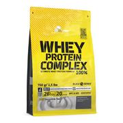 Witaminy i minerały dla sportowców - Olimp Izolat białka Whey Protein Complex 100% 700g Truskawka - miniaturka - grafika 1