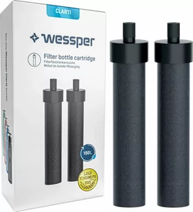 Filtr węglowy do butelki filtrującej Wessper Clariti kpl./2szt - Wkłady filtrujące - miniaturka - grafika 1