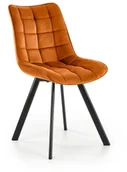 Krzesła - Krzesło tapicerowane K332 VELVET cynamonowe HALMAR - miniaturka - grafika 1