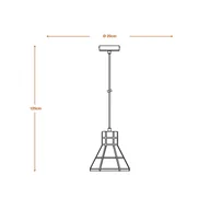 Lampy sufitowe - Lampa wisząca LEDVANCE Concrete Bim, beton, ciemnoszary - miniaturka - grafika 1