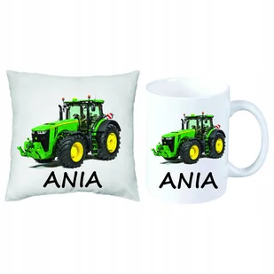 ZESTAW PREZENT PODUSZKA + KUBEK John Deere Traktor - Gadżety dla niej i dla niego - miniaturka - grafika 1
