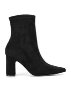 Botki damskie - Jenny Fairy Botki WYL3970-2 Czarny - miniaturka - grafika 1