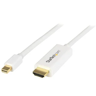 StarTech.com MDP2HDMM2MW adapter kablowy 2 m Mini DisplayPort HDMI Typu A (Standard) Biały - Adaptery i przejściówki - miniaturka - grafika 1