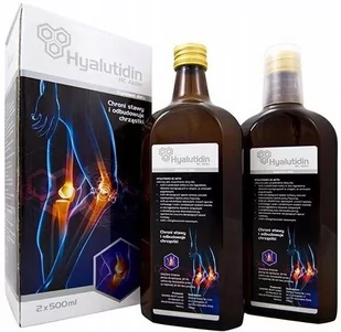 ZDROWE STAWY Hyalutidin HC Aktiv syrop 1000 ml 2 x 500ml - Ochrona stawów - miniaturka - grafika 1