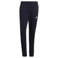 Spodnie sportowe męskie - Spodnie męskie adidas Essentials Tapered Cuff 3 Stripes - miniaturka - grafika 1