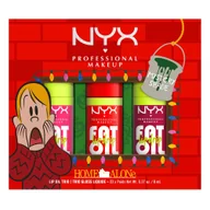 Palety i zestawy do makijażu - NYX Fat Oil Trio 02 Zestaw błyszczyków do ust - miniaturka - grafika 1